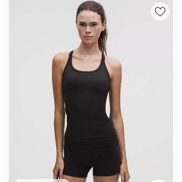 Tops - Lululemon Ebb to Street Tank Top Size 6 Light Support B/C Cup Black Yoga Workout